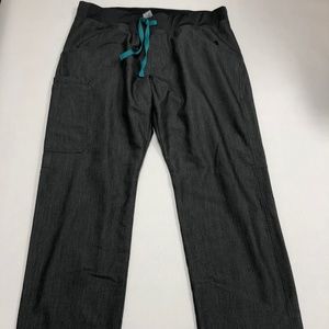 Figs grey technical collection scrub pants